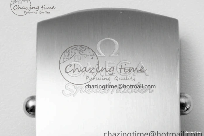 0405 UrbanChic Speedmaster Racing Master SS HKF Best Edition Blue Black Dial on SS Bracelet A 7808